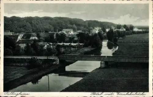 Ak Kellinghusen in Holstein, Störtal, Eisenbahnbrücke