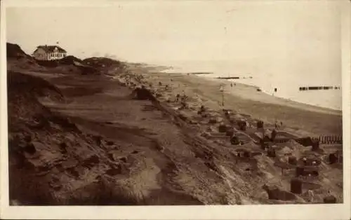 Ak Insel Sylt in Nordfriesland, Strand