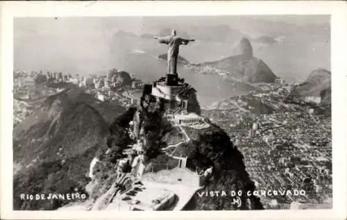 Ak Rio de Janeiro Brasilien, Vista do Corcovado