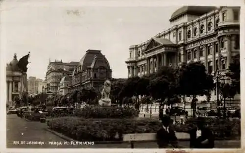 Ak Rio de Janeiro Brasilien, Praca M. Floriano