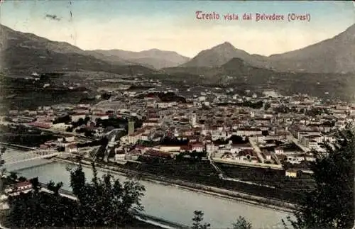 Ak Trento Trient Südtirol, Vista dal Belvedere