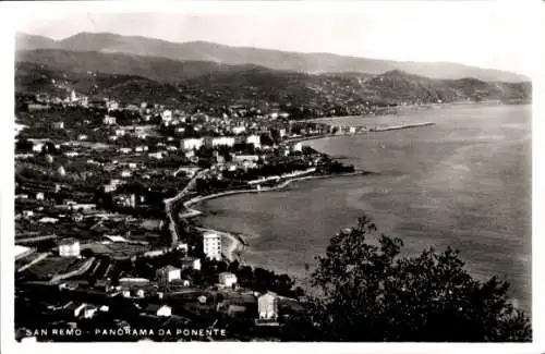 Ak San Remo Ligurien, Panorama da Ponente