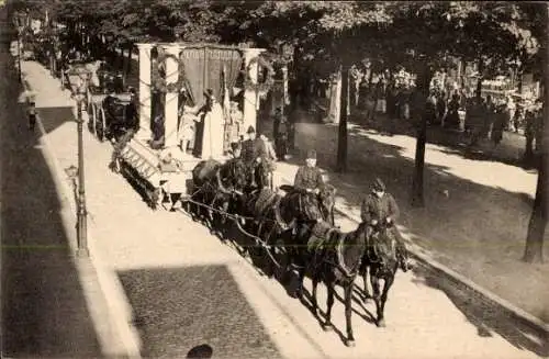 Ak Breda Nordbrabant Niederlande, Unabhängigkeitsfeierlichkeiten, 1913, Festwagen