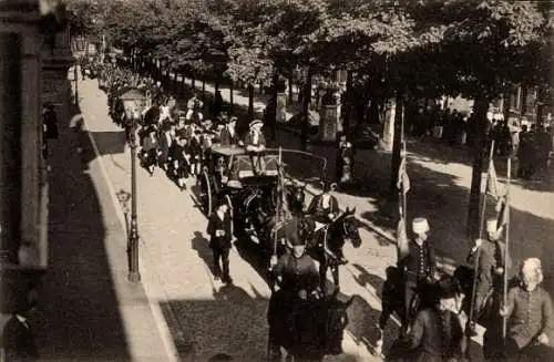 Ak Breda Nordbrabant Niederlande, Unabhängigkeitsfeierlichkeiten, 1913, Festwagen