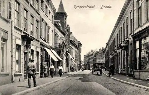 Ak Breda Nordbrabant Niederlande, Reigerstraat