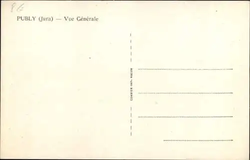 Ak Publy Jura, Gesamtansicht