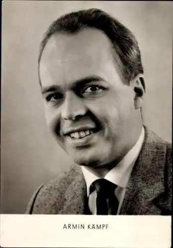 Ak Sänger Armin Kämpf, Portrait