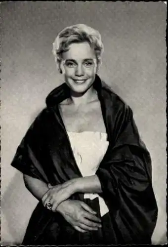 Ak Schauspielerin Maria Schell, Portrait
