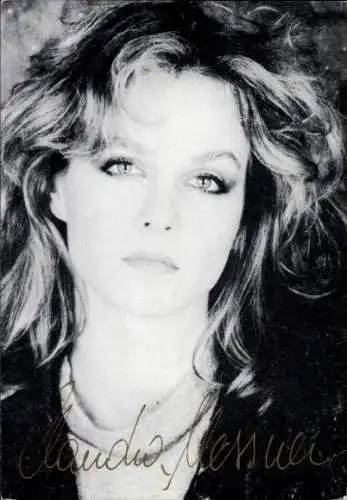 Foto Schauspielerin Clausia Messner, Portrait, Autogramm