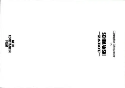 Ak Schauspielerin Claudia Messner, Portrait, Autogramm