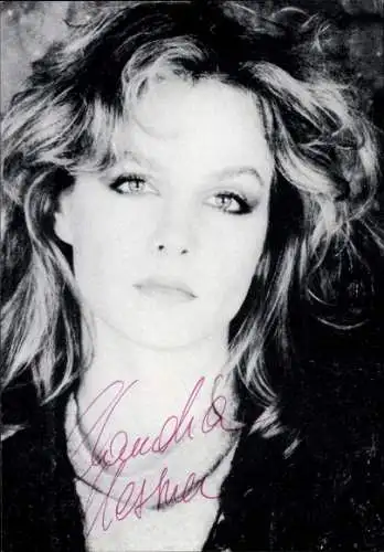 Foto Schauspielerin Clausia Messner, Portrait, Autogramm
