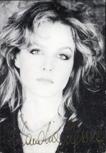 Foto Schauspielerin Clausia Messner, Portrait, Autogramm