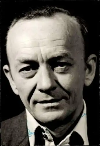 Ak Schauspieler Hannes Messemer, Portrait, Autogramm