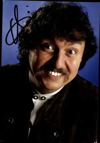 Ak Moderator und Sänger Achim Mentzel, Portrait, Autogramm