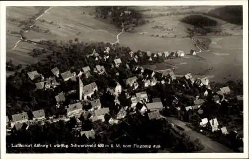 Ak Altburg Calw im Schwarzwald, Fliegeraufnahme