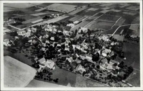 Ak Hermsdorf in Thüringen, Gesamtansicht, Fliegeraufnahme