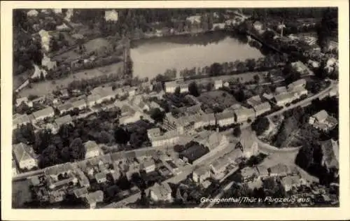 Ak Georgenthal in Thüringen, Fliegeraufnahme