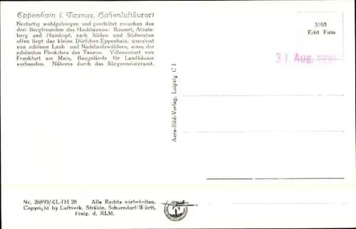 Ak Eppenhain Kelkheim im Taunus