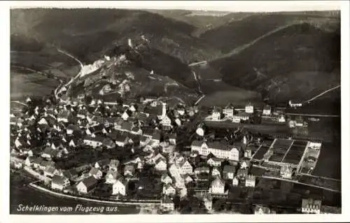 Ak Schelklingen Schwäbische Alb, Fliegeraufnahme