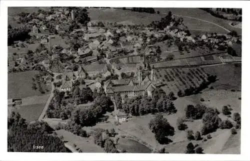 Ak Irsee im Ostallgäu, Fliegeraufnahme