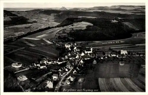 Ak Burgfelden Albstadt im Zollernalbkreis, Fliegeraufnahme