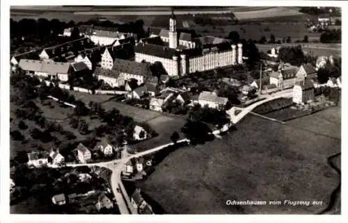 Ak Ochsenhausen in Württemberg, Fliegeraufnahme