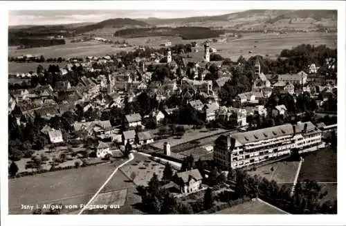 Ak Isny im Allgäu, Fliegeraufnahme