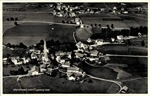 Ak Martinszell Waltenhofen im Oberallgäu, Fliegeraufnahme