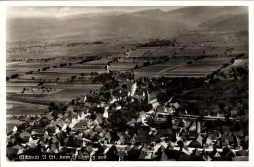 Ak Eschbach in der Pfalz, Fliegeraufnahme