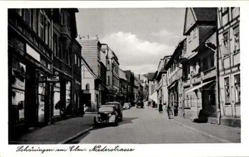 Ak Schöningen am Elm, Niederstraße, Kübler Kleidung