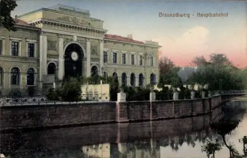 Ak Braunschweig in Niedersachsen, Hauptbahnhof