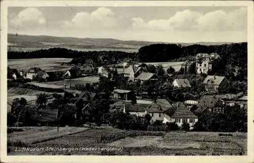 Ak Steinbergen Rinteln an der Weser Kreis Schaumburg, Ortspanorama, Umgebung