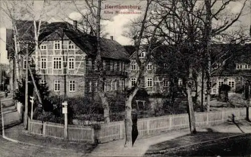 Ak Hermannsburg in der Lüneburger Heide, Altes Missionshaus