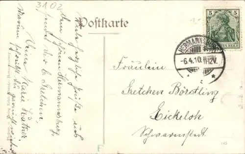 Ak Hermannsburg in der Lüneburger Heide, Wehrsteg