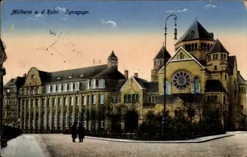 Judaika Ak Mülheim an der Ruhr, Synagoge