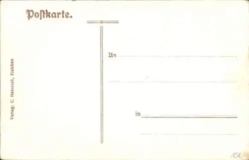 Ak Lutherstadt Eisleben, Plan, Straßenbahn, Geschäfte