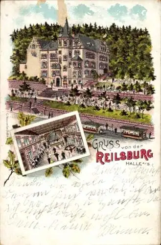 Litho Halle an der Saale, Restaurant Reilsburg, Saal