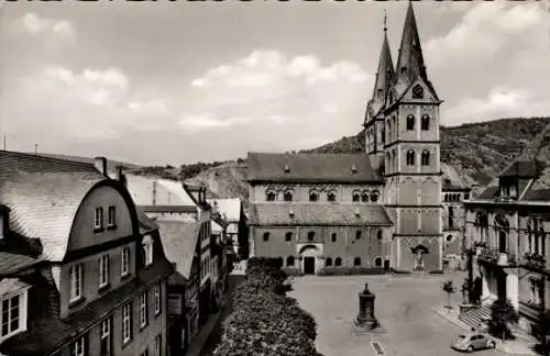 Ak Boppard am Rhein, Markt, St. Severus Kirche