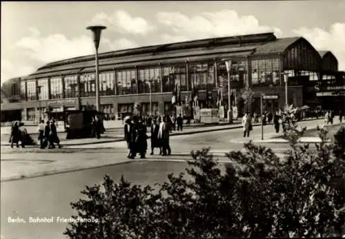 Ak Berlin Mitte, Friedrichstraße, Bahnhof