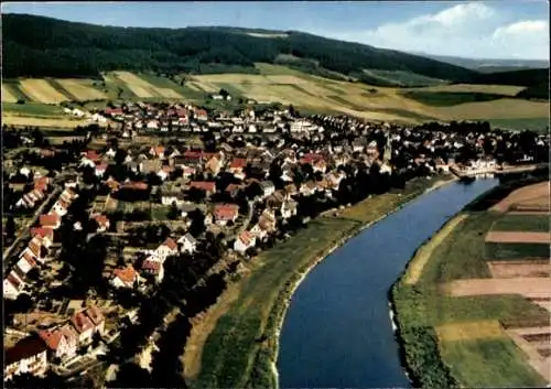 Ak Bodenfelde an der Weser, Gesamtansicht