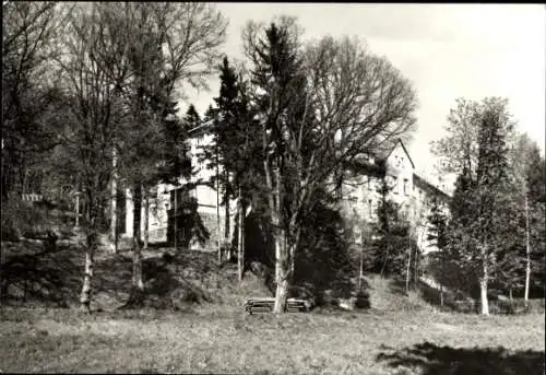 Ak Schielo Harzgerode am Harz, Kliniksanatorium, Außenansicht