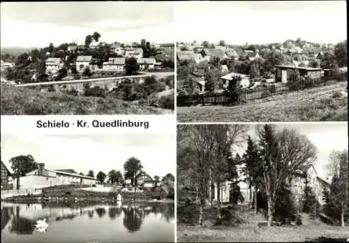 Ak Schielo Harzgerode am Harz, Konsum-Klubgaststätte, Kliniksanatorium