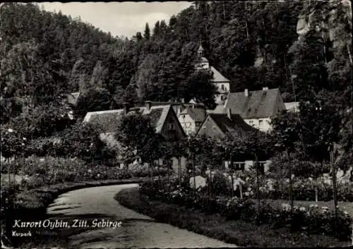 Ak Oybin in der Oberlausitz, Kurpark