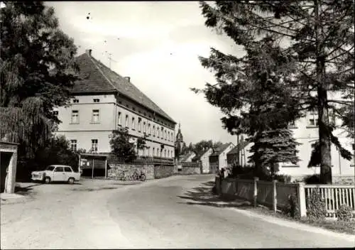 Ak Oberbobritzsch Bobritzsch im Erzgebirge, Straßenansicht