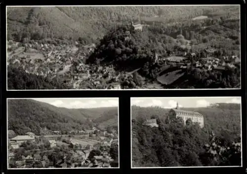 Ak Schwarzburg in Thüringen, Panorama