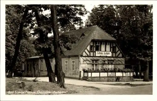 Ak Bad Saarow Pieskow Brandenburg, Gaststätte Pechhütte, Außenansicht