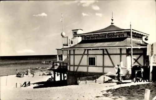 Ak Ostseebad Göhren auf Rügen, am Strand