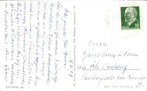 Ak Zinnwald Georgenfeld Altenberg im Erzgebirge, Dr.-Robert-Koch-Heim