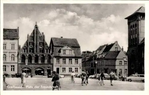 Ak Greifswald, Platz der Freundschaft