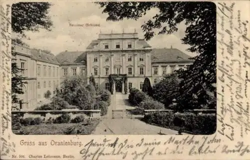 Ak Oranienburg in Brandenburg, Seminar, Schloss